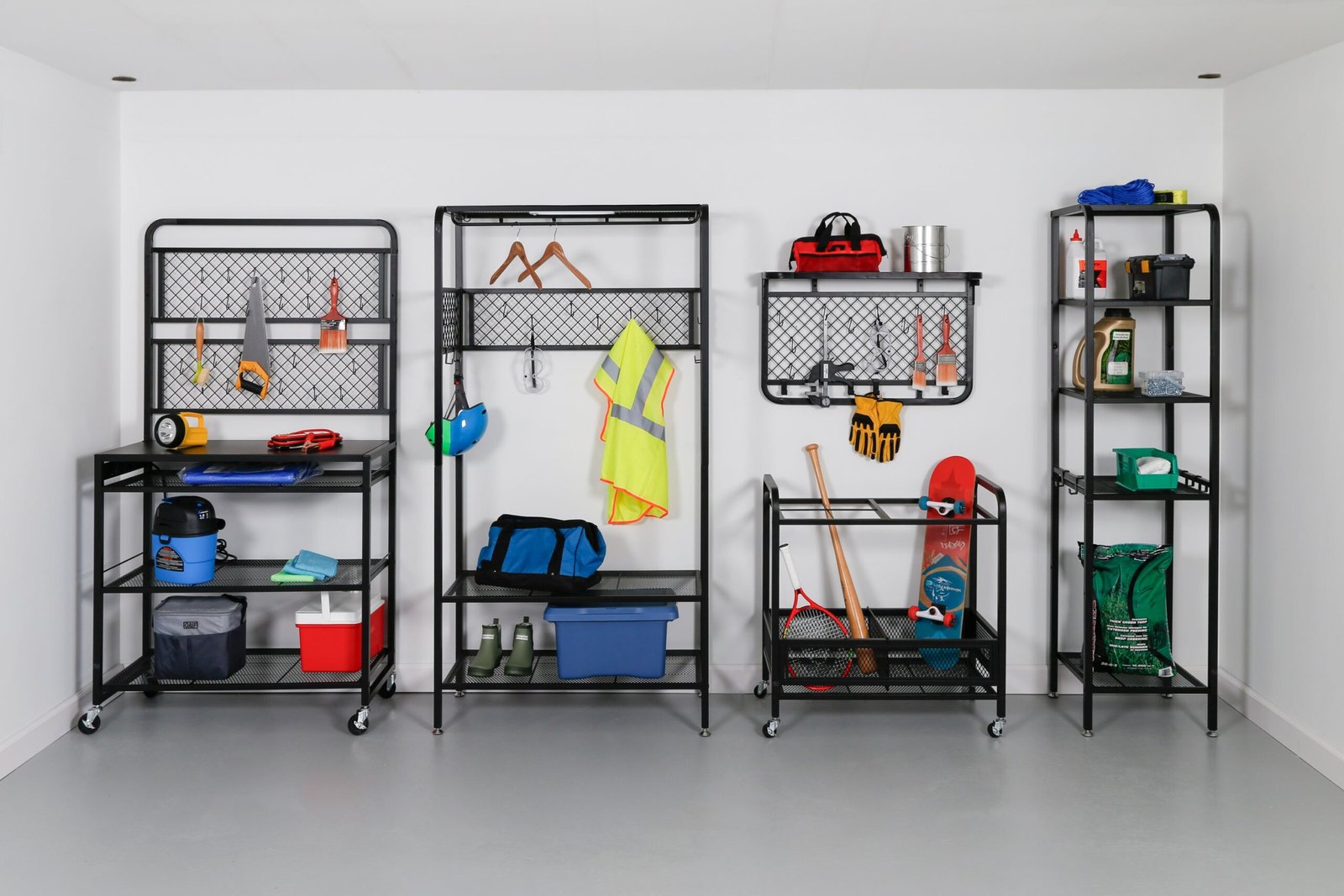 black 4 tier steel garage storage shelving unit black 4 tier steel garage storage shelving unit